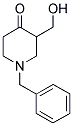 1-BENZYL-3-HYDROXYMETHYL-4-PIPERIDONE Struktur