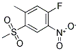 1-FLUORO-5-METHYL-4-(METHYLSULFONYL)-2-NITROBENZENE Struktur