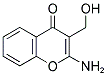 2-AMINO-3-HYDROXYMETHYL-CHROMEN-4-ONE Struktur