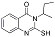 3-SEC-BUTYL-2-MERCAPTO-3H-QUINAZOLIN-4-ONE Struktur