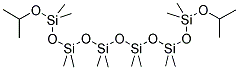 DIISOPROPOXY DODECAMETHYL HEXASILOXANE Struktur