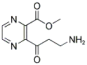 3-(3-AMINO-PROPIONYL)-PYRAZINE-2-CARBOXYLIC ACID METHYL ESTER Struktur