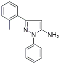 1-PHENYL-3-O-TOLYL-1H-PYRAZOL-5-AMINE Struktur