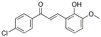 4'-CHLORO-2-HYDROXY-3-METHOXYCHALCONE Struktur