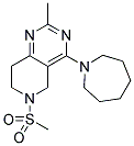 4-AZEPAN-1-YL-2-METHYL-6-(METHYLSULFONYL)-5,6,7,8-TETRAHYDROPYRIDO[4,3-D]PYRIMIDINE Struktur