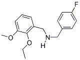 N-(2-ETHOXY-3-METHOXYBENZYL)-N-(4-FLUOROBENZYL)AMINE Struktur