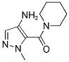 (4-AMINO-2-METHYL-2 H-PYRAZOL-3-YL)-PIPERIDIN-1-YL-METHANONE Struktur