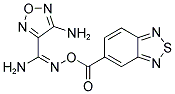 4-AMINO-N'-[(2,1,3-BENZOTHIADIAZOL-5-YLCARBONYL)OXY]-1,2,5-OXADIAZOLE-3-CARBOXIMIDAMIDE Struktur