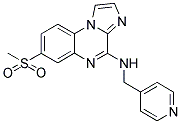 7-(METHYLSULFONYL)-N-(PYRIDIN-4-YLMETHYL)IMIDAZO[1,2-A]QUINOXALIN-4-AMINE Struktur