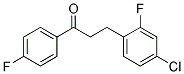 3-(4-CHLORO-2-FLUOROPHENYL)-4'-FLUOROPROPIOPHENONE Struktur