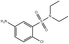 5-AMINO-2-CHLORO-N,N-DIETHYL-BENZENESULFONAMIDE Struktur