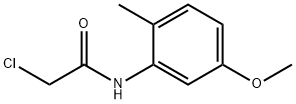 2-CHLORO-N-(5-METHOXY-2-METHYL-PHENYL)-ACETAMIDE Struktur