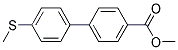 METHYL 4'-(METHYLSULFANYL)[1,1'-BIPHENYL]-4-CARBOXYLATE Struktur