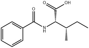 2-BENZOYLAMINO-3-METHYL-PENTANOIC ACID Struktur