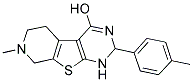 7-METHYL-2-(4-METHYLPHENYL)-1,2,5,6,7,8-HEXAHYDROPYRIDO[4',3':4,5]THIENO[2,3-D]PYRIMIDIN-4-OL Struktur