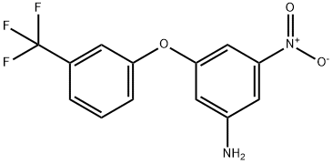 3-NITRO-5-(3-TRIFLUOROMETHYL-PHENOXY)-PHENYLAMINE Struktur