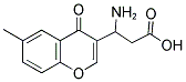 3-AMINO-3-(6-METHYL-4-OXO-4H-CHROMEN-3-YL)-PROPIONIC ACID Struktur