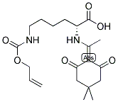 DDE-D-LYS(ALLOC)-OH Struktur