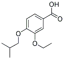 3-ETHOXY-4-ISOBUTOXY-BENZOIC ACID Struktur