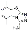 5,8-DIMETHYL[1,2,4]TRIAZOLO[3,4-B][1,3]BENZOTHIAZOL-3-AMINE Struktur