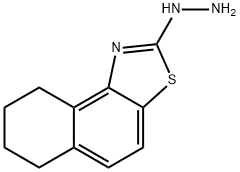 2-HYDRAZINO-6,7,8,9-TETRAHYDRONAPHTHO[1,2-D][1,3]THIAZOLE Struktur