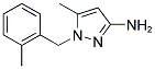 5-METHYL-1-(2-METHYL-BENZYL)-1 H-PYRAZOL-3-YLAMINE Struktur