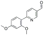 6-(2,4-DIMETHOXY-PHENYL)-PYRIDINE-3-CARBALDEHYDE Struktur