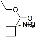 1-AMINO-CYCLOBUTANE-CARBOXYLIC ACID ETHYL ESTER HYDROCHLORIDE Struktur