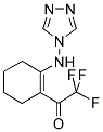 2,2,2-TRIFLUORO-1-[2-([1,2,4]TRIAZOL-4-YLAMINO)-CYCLOHEX-1-ENYL]ETHANONE Struktur