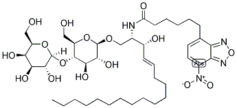 C6 NBD-SPHINGOSINE, B-D-LACTOSYL Struktur