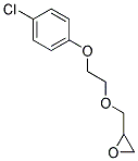 2-([2-(4-CHLOROPHENOXY)ETHOXY]METHYL)OXIRANE Struktur