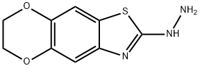 2-HYDRAZINO-6,7-DIHYDRO[1,4]DIOXINO[2,3-F][1,3]BENZOTHIAZOLE Struktur