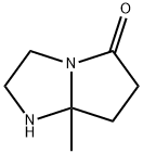 7A-METHYL-HEXAHYDRO-PYRROLO[1,2-A]IMIDAZOL-5-ONE Struktur