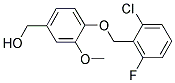 (4-((2-CHLORO-6-FLUOROBENZYL)OXY)-3-METHOXYPHENYL)METHANOL Struktur