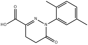 1-(2,5-DIMETHYLPHENYL)-6-OXO-1,4,5,6-TETRAHYDROPYRIDAZINE-3-CARBOXYLIC ACID Struktur