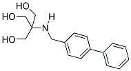 2-((1,1'-BIPHENYL-4-YLMETHYL)AMINO)-2-(HYDROXYMETHYL)PROPANE-1,3-DIOL Struktur