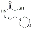 5-(4-MORPHOLINYL)-4-SULFANYL-3(2H)-PYRIDAZINONE Struktur