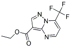 7-TRIFLUOROMETHYL-PYRAZOLO[1,5-A]PYRIMIDINE-3-CARBOXYLIC ACID ETHYL ESTER Struktur