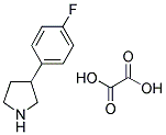 3-(4-FLUOROPHENYL)PYRROLIDINE OXALATE Struktur