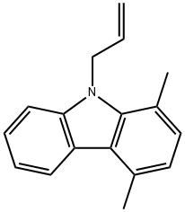 9-ALLYL-1,4-DIMETHYL-9H-CARBAZOLE Struktur