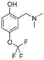 2-DIMETHYLAMINOMETHYL-4-TRIFLUOROMETHOXY-PHENOL Struktur