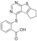 2-(2,3-DIHYDRO-1H-8-THIA-5,7-DIAZA-CYCLOPENTA[A]INDEN-4-YLSULFANYL)-BENZOIC ACID Struktur