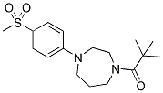 1-(2,2-DIMETHYLPROPANOYL)-4-[4-(METHYLSULFONYL)PHENYL]-1,4-DIAZEPANE Struktur