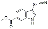 METHYL 3-THIOCYANATO-1H-INDOLE-6-CARBOXYLATE Struktur