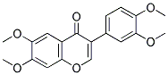 6,7,3',4'-TETRAMETHOXYISOFLAVONE Struktur