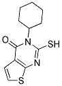 3-CYCLOHEXYL-2-MERCAPTOTHIENO[2,3-D]PYRIMIDIN-4(3H)-ONE Struktur