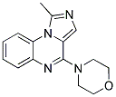 1-METHYL-4-MORPHOLIN-4-YLIMIDAZO[1,5-A]QUINOXALINE Struktur