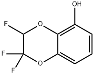 2,2,3-TRIFLUORO-2,3-DIHYDROBENZO[1,4]-DIOXIN-5-OL Struktur