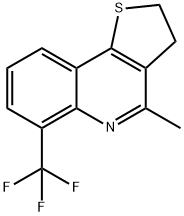 4-METHYL-6-(TRIFLUOROMETHYL)-2,3-DIHYDROTHIENO[3,2-C]QUINOLINE Struktur