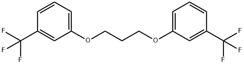 3-[3-(TRIFLUOROMETHYL)PHENOXY]PROPYL 3-(TRIFLUOROMETHYL)PHENYL ETHER Struktur